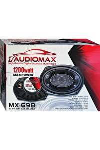 Audiomax AUDİMAX Mx-698 1200 Watt Tweeter'li 6X9 Oto Oval Hoparlör