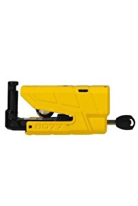Abus Kilit 8077 Granit Detecto X-plus Sarı Alarmlı Disk Kilit
