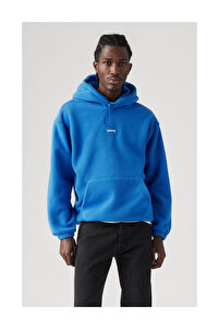 Levi's Bb Tab Polar Fleece Hdy Lapis Blue Erkek Sweatshirts A9454