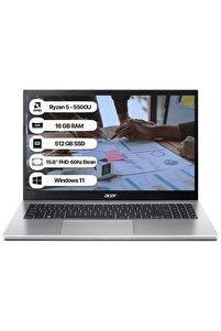 ACER Aspire 3 A315-44P Ryzen 5 5500U 16 GB 512 GB SSD WIN11 Home