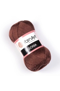 Yarnart Begonıa - Merserize El Örgü Ipi Kızıl Kahve-0077 - Fiyatı