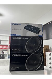 APOCALYPSE M-81AC 20CM MİDRANGE 600WATT 300 RMS SES SİSTEMİ PAKETİ
