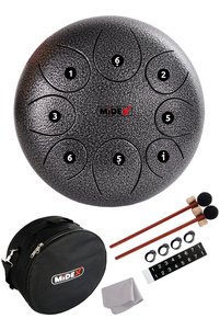 Midex TD-108SM Çelik Dil Davul Handpan 10 İnç 8 Ton Steel Tongue