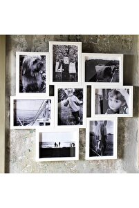 hc gallery コモン8枚① IKEA Vaxbo Çoklu Beyaz Kolaj Fotoğraf Resim Çerçevesi 8 Li 13x18