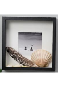 IKEA Sannahed 25x25 Cm Siyah Çiçek Konabilen Derin Kutu Çerçeve