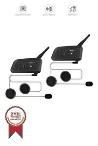 Torima Motosiklet Helmet İnterkom Bluetooth 2li Kask Kulaklığı