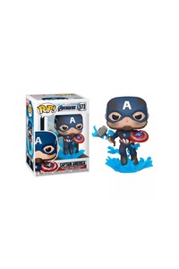 キャプテンアメリカ FUNKO POP アンソニーマッキー サイン MARVEL Funko POP MARVEL AVENGERS ENDGAME CAPTAİN AMERİCA WİTH BROKEN