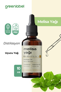 Green Label Melisa Yağı %100 Doğal Ve Saf 10ml - Fiyatı, Yorumları