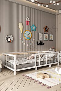 Garaj Home Melina Bebek Odası Takımı Yıldız 4 Kapaklı+Yatak+Uyku