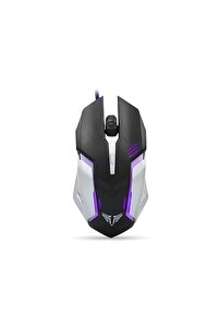 Everest Sm-g72 Usb Siyah Gümüş Işıklandırmalı Optik Oyuncu Mouse