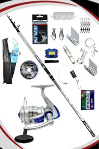 Oslo Crome Surf 420cm 70-250gr Kendo Azzurro 6500 Tam Takım Surf