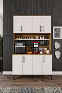 mapahomeliving Plain Metal Ayak Metal Kulp Pla8120 Kahve Köşesi 8