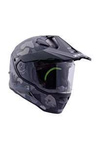 ZEUS Kask/zs-913 Bf6 Matt Black Grey Black Sılver - Fiyatı, Yorumları