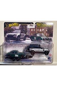 HOT WHEELS Premium Jaguar MK1 ve '23 Land Rover Defender 110 (2024