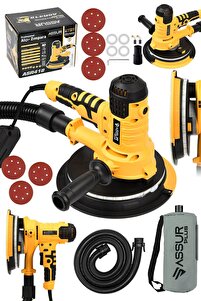 ASSUR 360 ledli 850w Pro Alçıpan Zımpara Makinası Toz Emmeli