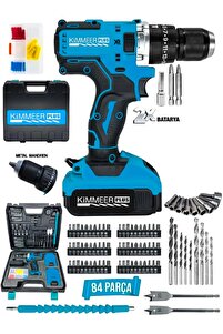 Jetta Power Tools Kimmer Plus 14.4 V 2ah Şarjlı Matkap Metal