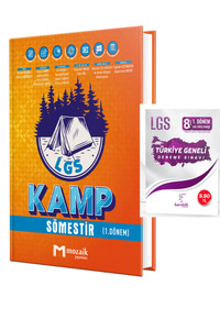Mozaik Yayınları Mozaik 8. Sınıf Lgs Kamp Sömestır 1. Dönem