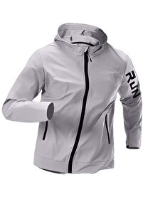 Ghassy Co Erkek Sportif Run Baskılı Rüzgar ve Su Geçirmez File