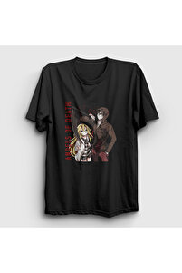 Presmono Unisex Siyah Isaac Rachel Anime Angels Of Death T-Shirt