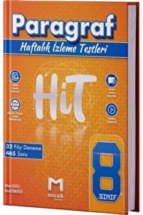 2014 トラさんセミナー DVD テキスト 羅針盤 Mozaik Yayınları Mozaik Yayınları 8. Sınıf Paragraf HİT 32 Deneme
