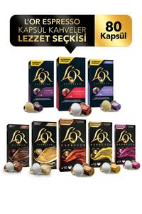 L'OR L'OR Nespresso Uyumlu Kapsül Kahve Lezzet Seçkisi 80 Adet