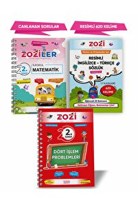 ZOZİLER 2.Sınıf Canlanan Mat Soru Bank – Dört İşlem Prob - Resimli