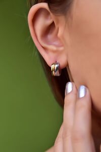 Related product image Papatya Silver Steel Earrings
