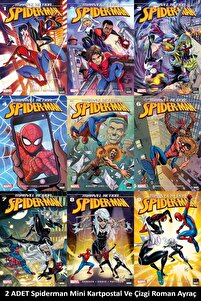 Marmara Çizgi Yayınları Marvel Action Spiderman (1-9) Çizgi Roman