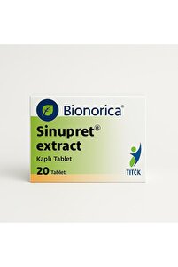 bionorica SİNUPRET EXTRACT 20 TABLET - Fiyatı, Yorumları
