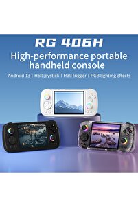 ANBERNIC RG 406H Retro El Oyun ı Konsolu 4 Inç HD Ekran Bluetooth