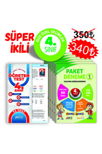 Analiz Yayınları Analiz 4.sınıf Süper 2'li (6'lı Paket Deneme+