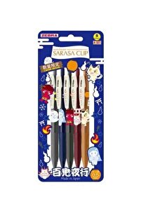 Zebra Sarasa Clip Jel Mürekkepli Kalem 0,5 mm 5'li Set JJ15-JM-5CA