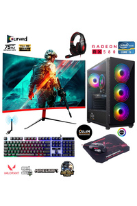 OEM Özlen X1 - I5 4570 16gb Ram 256gb Ssd Rx 580 8gb 23.6'' Curved