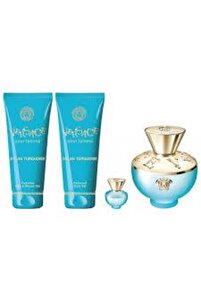 Versace DYLAN TURQUOISE 100ml EDT+SG100+BL100M SET - Fiyatı, Yorumları