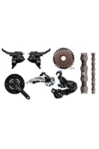 TRANSINO 5点セット shimano 21 Vites Grup Set Ef41 - Tz500 - Hg40 - Ty300 - Ty500