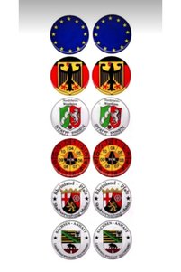 Related product image Universal Coats of Arms Stickers & Phosphor Strips