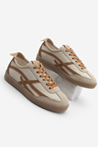 ミラカール Marjin Kadın Sneaker Bağcıklı Spor Ayakkabı Alvena Camel - Fiyatı