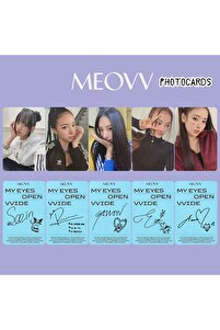 Kpop Dünyasi MEOVV '' My Eyes Open VVide '' ORB Photocards Set