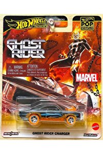 HOT WHEELS Premium Ghost Rider Charger – Marvel Koleksiyon Aracı