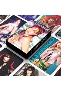 Kpop Dünyasi BLACKPINK Lisa '' Alter Ego '' Çift Yön Baskılı Lomo