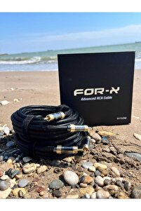 For-X X-1125q Profesyonel Rca Kablo 5 Metre 2025 Yeni Ürün