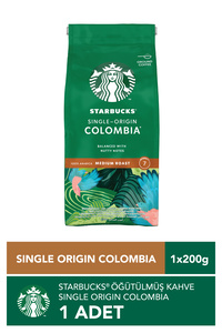 Starbucks Colombia Filtre Kahve Single Origin Öğütülmüş Kahve 200