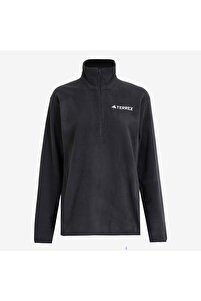 adidas JX5057 MT ESS HZ FL Siyah Erkek Fermuarlı Yaka Normal Kalıp