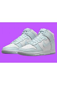 Nike Dunk High Next Nature White/Glacier Blue shoes kadın mavi