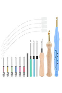 Artisanat Tissu Kit Débutant Punch Needle - Stylo Magic Broderie - Outil De Broderie Et Couture - Pour Décorations Tissu Punch Needle Set