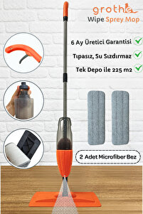 Grothe Wipe Sprey Mop Turuncu-Tıpasız Sistem-2 Bez-Üretici