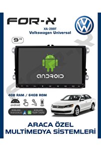 Navicars Volkswagen Uyumlu Android Carplay Multimedya 4-64 Xa-299t