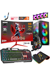 Zeiron Zgx25 Ryzen 5 5500 32GB RAM 480GB SSD RX550 4GB GDDR5 24