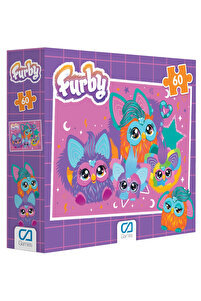 CA Games Furby Lisanslı 60 Parça 34x24cm Çocuk Puzzle Yapboz