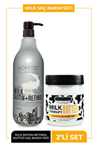 Morfose Milk Therapy Butter + Sülfatsız Milk Biotin, Retinol